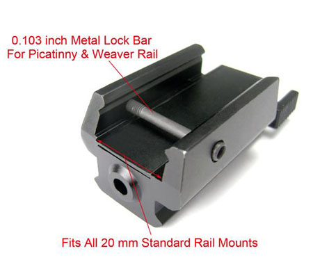 Tactiacl Compact Pistol Red Laser Sight Scope